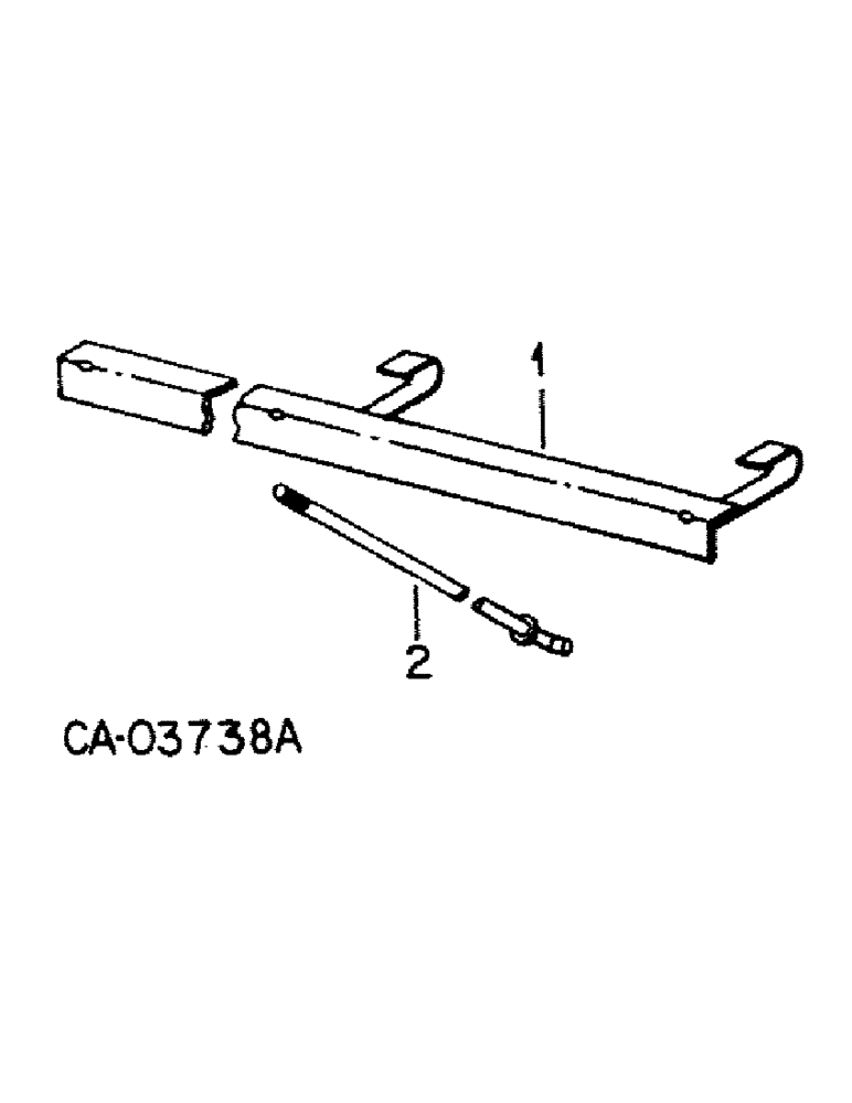 Схема запчастей Case IH 4366 - (08-05) - ELECTRICAL, BATTERY HOLD DOWN, 4366 TRACTORS (06) - ELECTRICAL