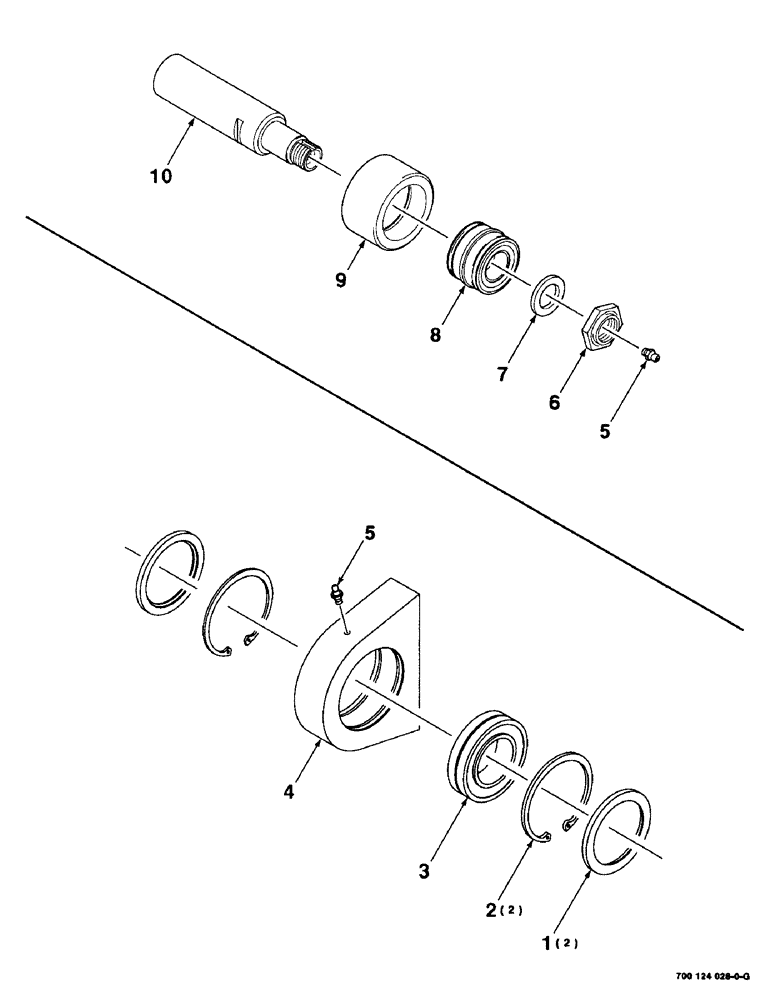 Схема запчастей Case IH 8575 - (5-20) - PLUNGER CAM AND CRANK ARM BEARING ASSEMBLY (13) - FEEDER