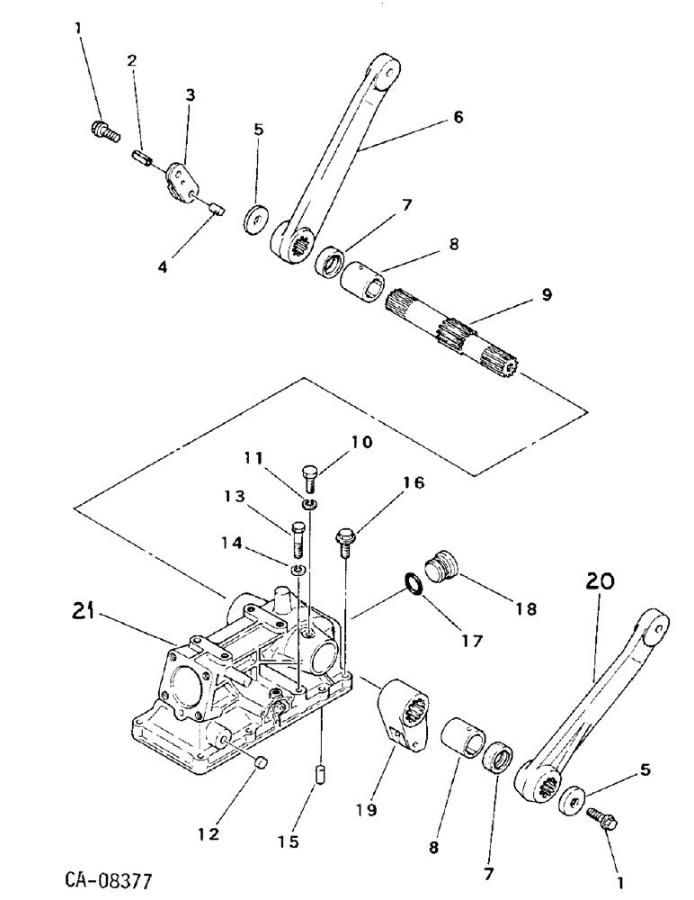 Схема запчастей Case IH 234 - (07-18) - DRIVE TRAIN, REAR FRAME COVER, 234 (04) - Drive Train