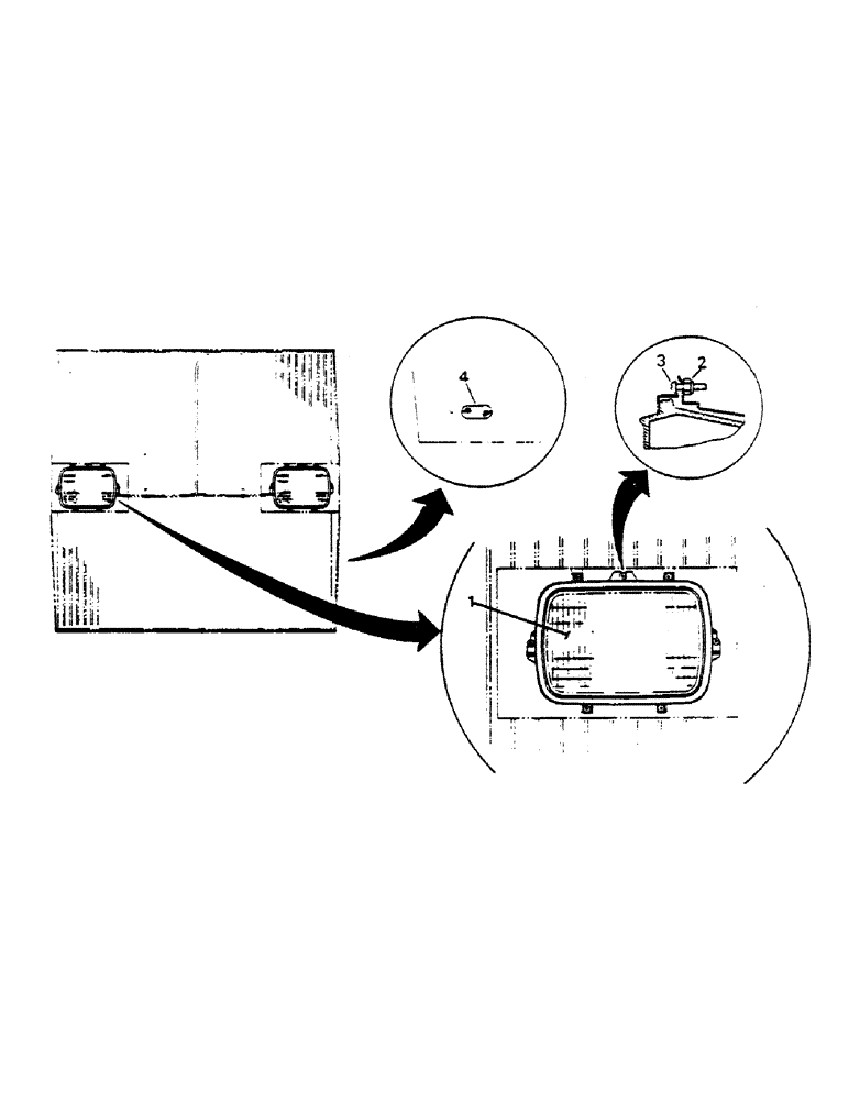 Схема запчастей Case IH 9170 - (02-24) - CHASSIS LIGHTS GRILLE (06) - ELECTRICAL