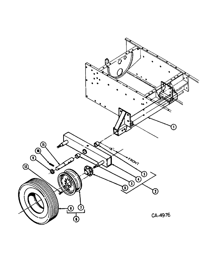 Схема запчастей Case IH 750 - (E-17) - WALKING BEAM ASSEMBLY 
