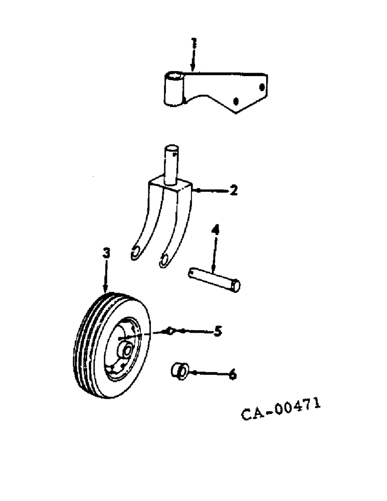 Схема запчастей Case IH 3160 - (B-10) - 3160 ROTARY CUTTER, WHEELS / PRODUCT GRAPHICS 
