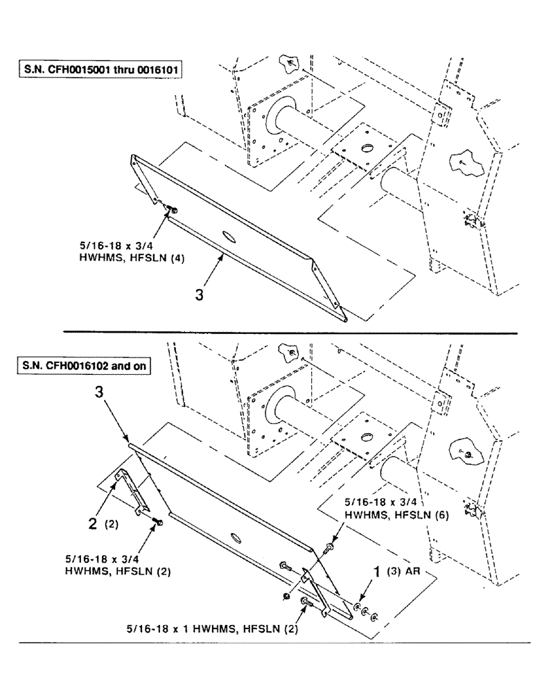 Схема запчастей Case IH 8450 - (053) - SHIELDS, FRONT LOWER, ASSEMBLY (12) - MAIN FRAME
