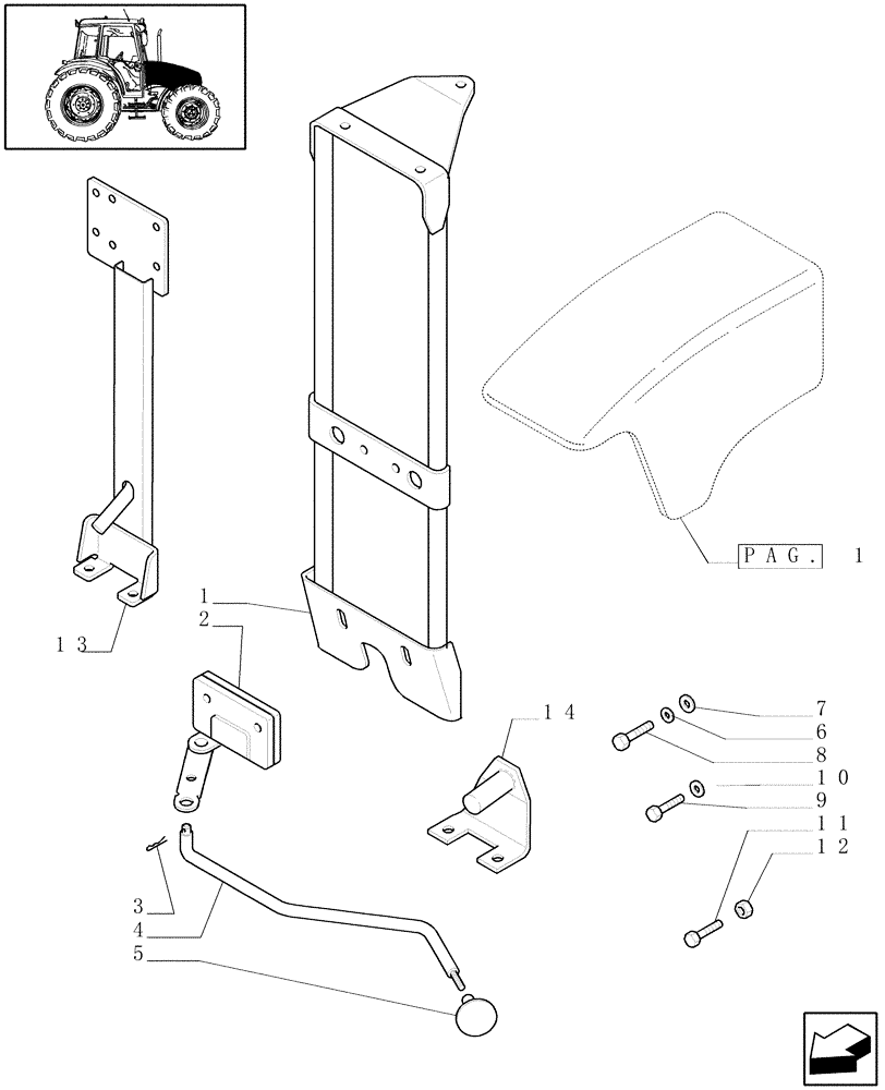 Схема запчастей Case IH JX60 - (1.83.0[02]) - HOODS (08) - SHEET METAL