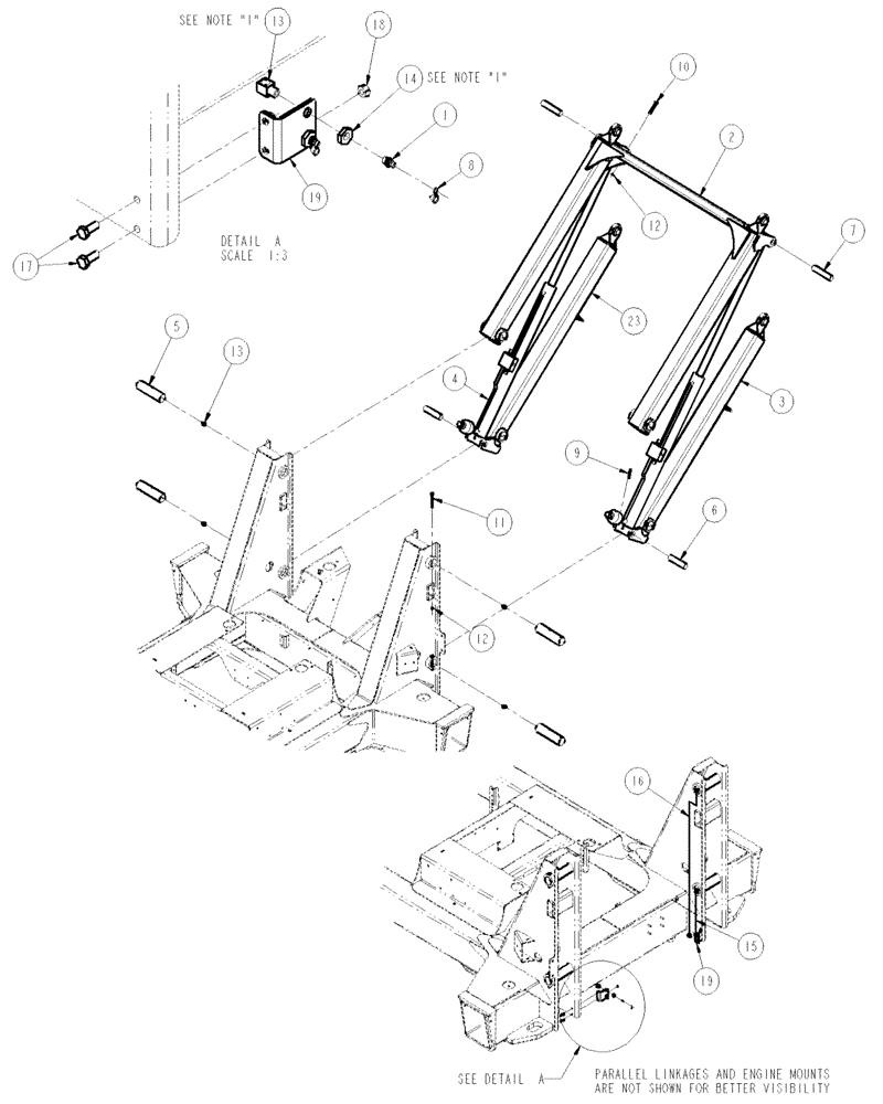 Схема запчастей Case IH SPX4260 - (11-032) - REMOTE GREASE BOOM HITCH Options