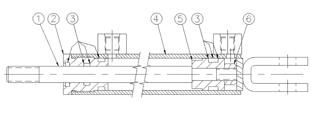 Схема запчастей Case IH SPX4260 - (07-006) - FRONT LADDER Cylinders