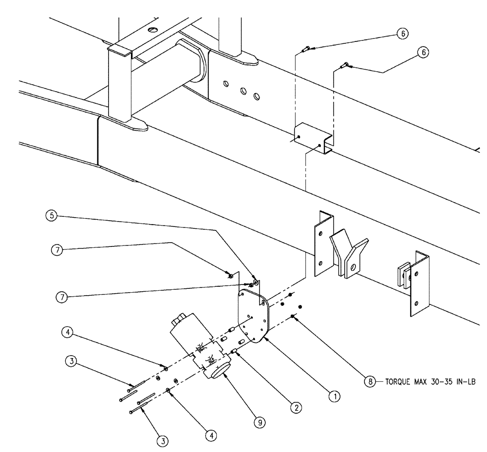 Схема запчастей Case IH 438 - (14-008) - RADAR MOUNTING GROUP (06) - ELECTRICAL