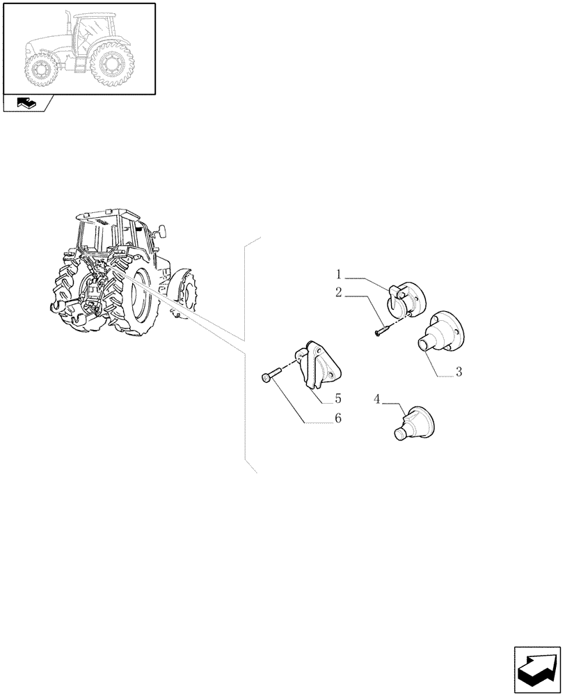 Схема запчастей Case IH PUMA 165 - (1.76.0[02]) - TRAILER SOCKET AND RELATED PARTS (06) - ELECTRICAL SYSTEMS