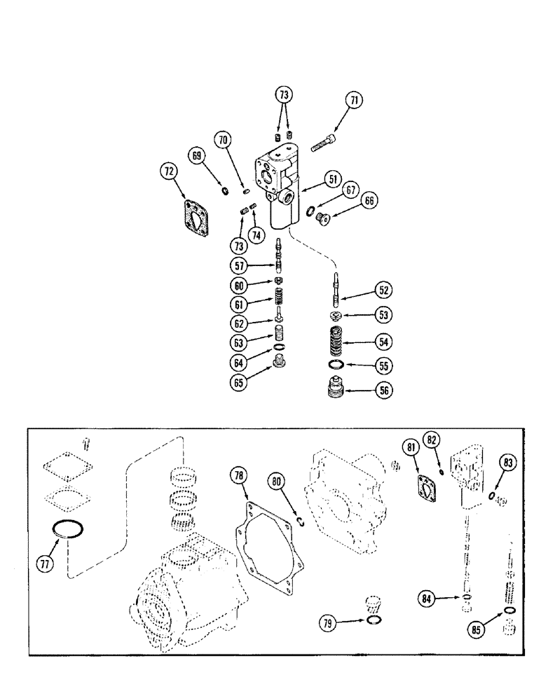 Схема запчастей Case IH 8940 - (8-020) - HYDRAULIC PISTON PUMP ASSEMBLY (08) - HYDRAULICS
