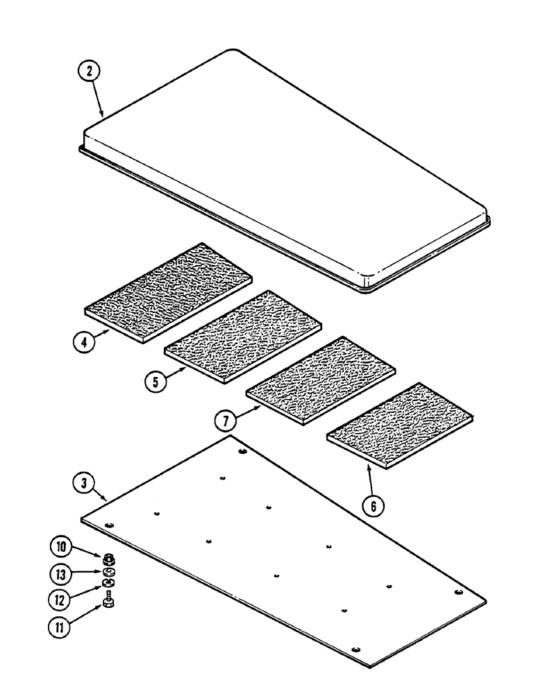 Схема запчастей Case IH 1390 - (N3-1) - CANOPY (09) - CHASSIS