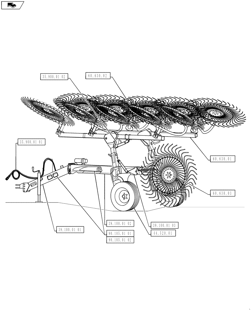 Схема запчастей Case IH WR102C - (00.000.01) - PICTORIAL INDEX (00) - GENERAL & PICTORIAL INDEX