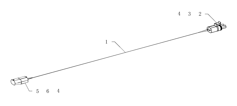 Схема запчастей Case IH 2330 - (55.404.08) - TRANSPORT BAR AMBER LIGHT EXTENSION (55) - ELECTRICAL SYSTEMS