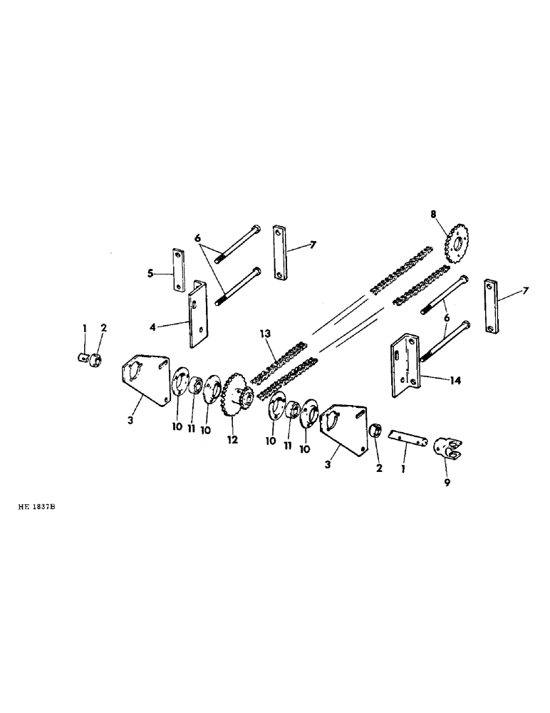 Схема запчастей Case IH 300 - (56) - TWO SPEED SEEDING DRIVE, BUILT 1975 AND SINCE 