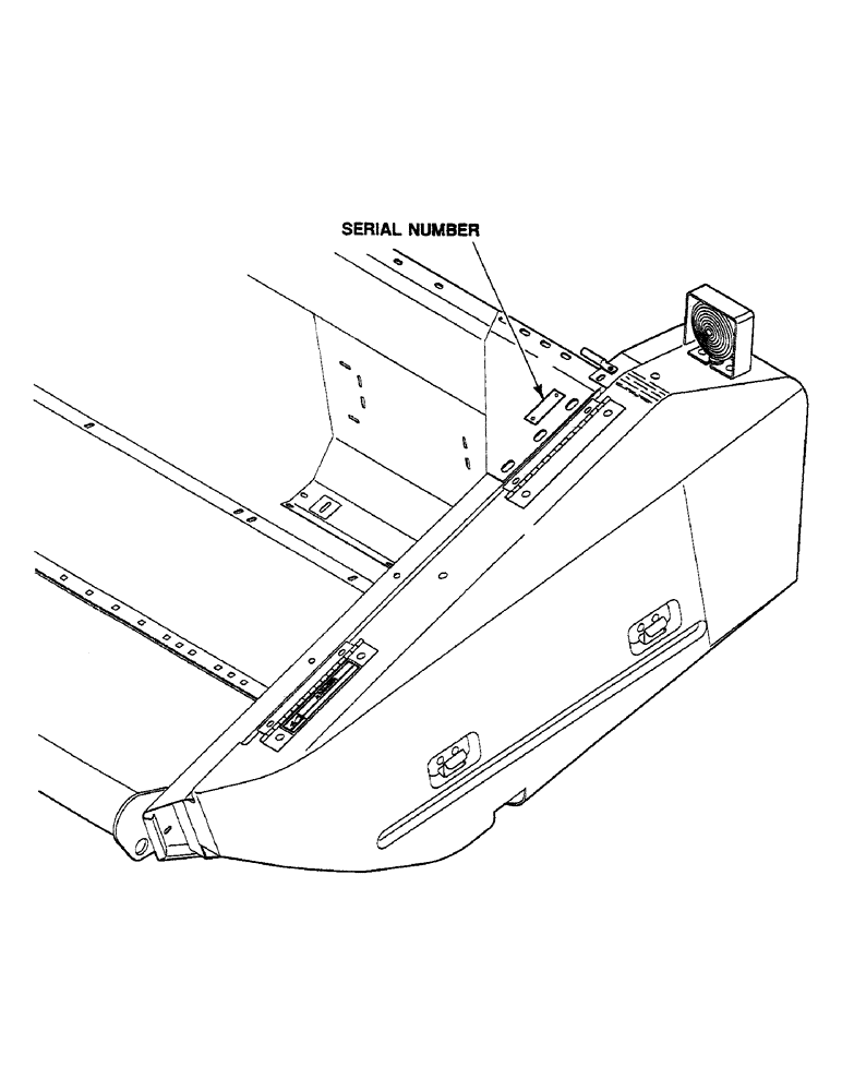Схема запчастей Case IH 625 - (1-2) - SERIAL NUMBER LOCATION (00) - PICTORIAL INDEX