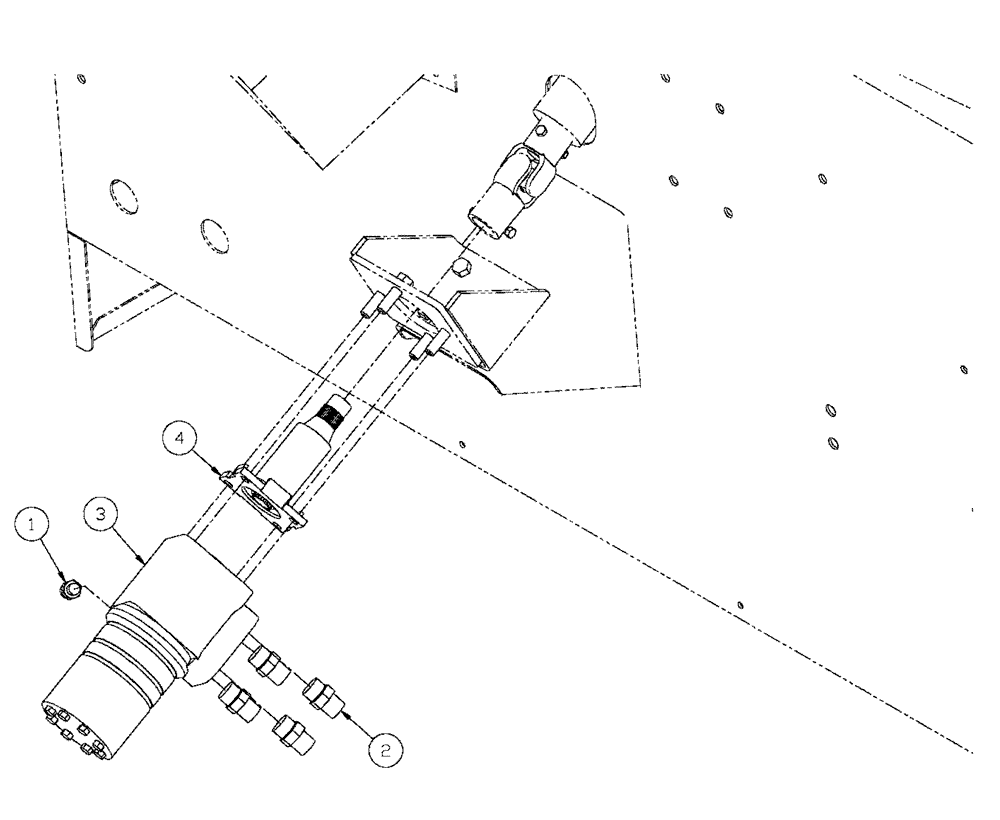 Схема запчастей Case IH FLX3300B - (06-010) - STEERING ORBIT GROUP (FLX3300B CASE ENGINE) (07) - HYDRAULICS