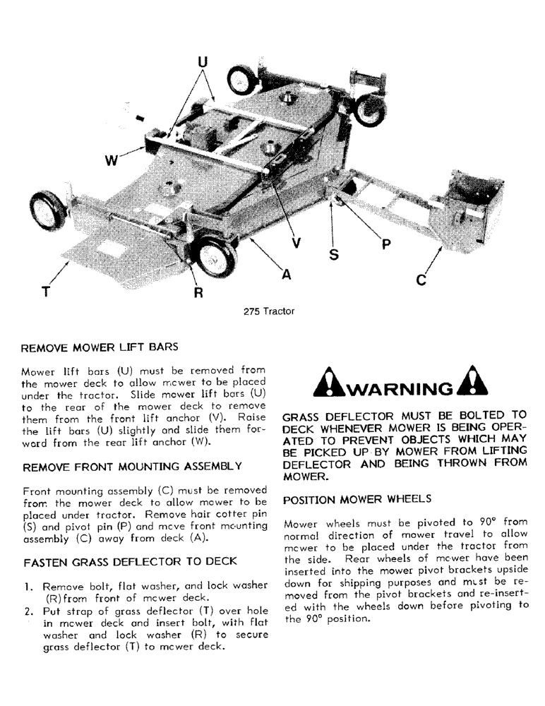 Схема запчастей Case IH 72MS - (18) - PREPARATION OF TRACTOR - CONTINUED 