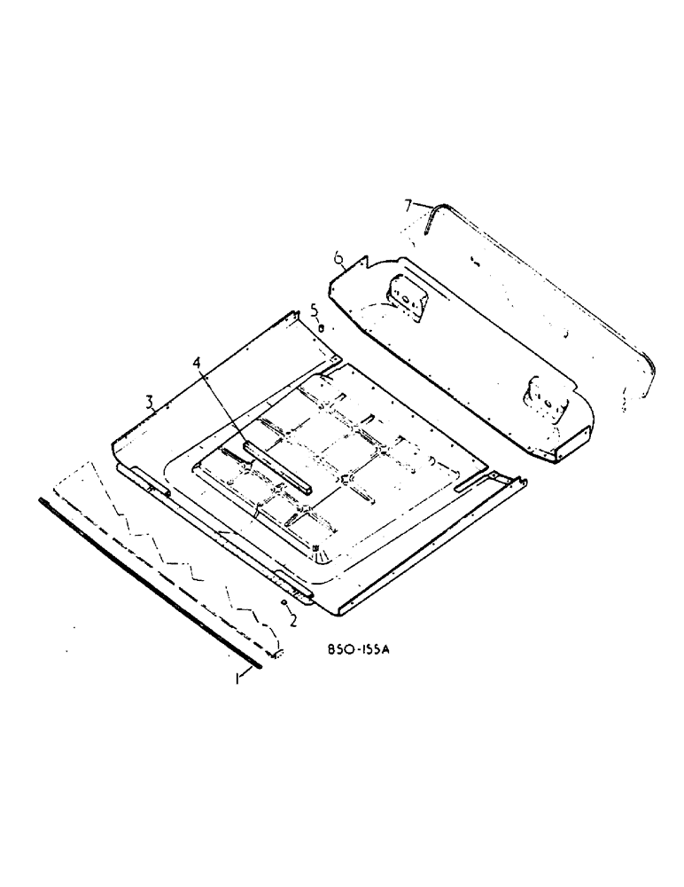 Схема запчастей Case IH HYDRO 84 - (13-20) - SUPERSTRUCTURE, CANOPY HEADLINER TRIM PACKAGE (05) - SUPERSTRUCTURE