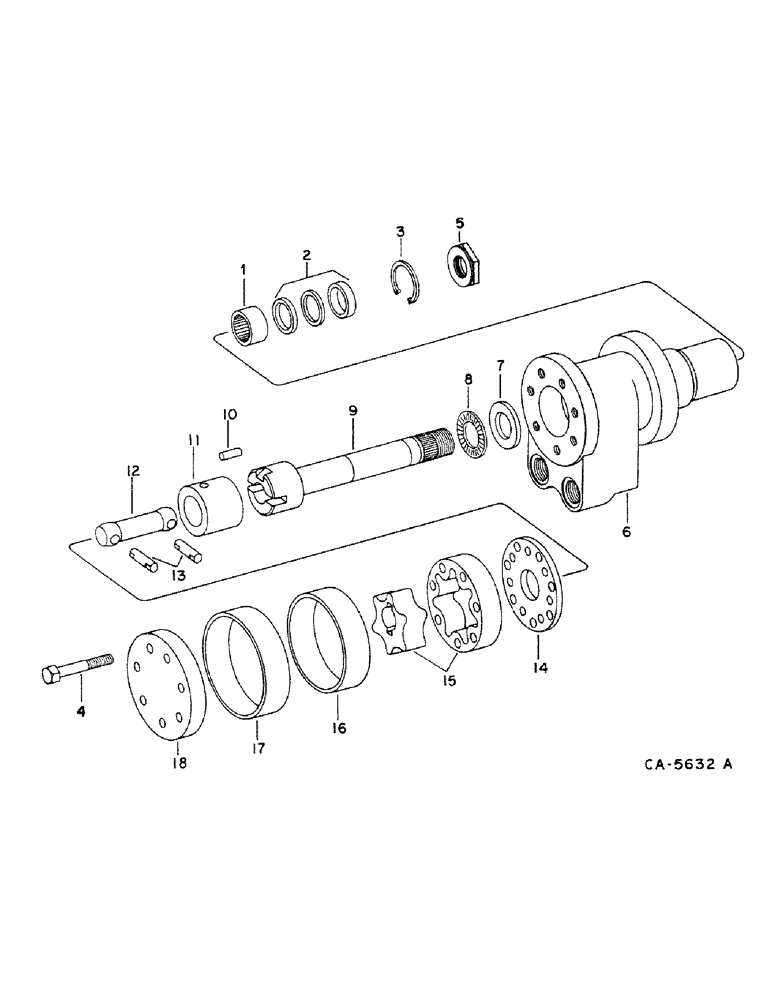 Схема запчастей Case IH 1460 - (10-40) - HYDRAULICS, STEERING HAND PUMP, S/N 22000 AND BELOW (07) - HYDRAULICS