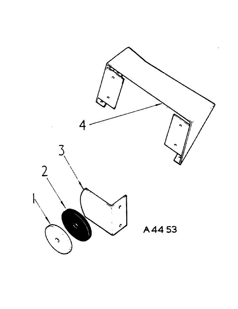 Схема запчастей Case IH 444 - (3-30) - REFLECTORS AND BRACKETS, AUSTRIAN MARKET (04) - ELECTRICAL SYSTEMS