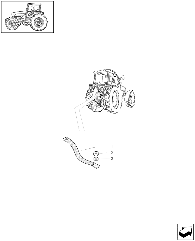 Схема запчастей Case IH MAXXUM 110 - (1.75.0[15]) - GROUND CABLE AND RELATED PARTS (06) - ELECTRICAL SYSTEMS