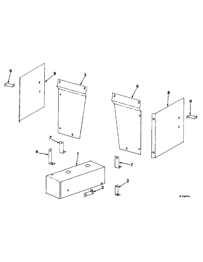 Схема запчастей Case IH 2-PR - (036A) - SAFETY SHIELDS (60) - PRODUCT FEEDING