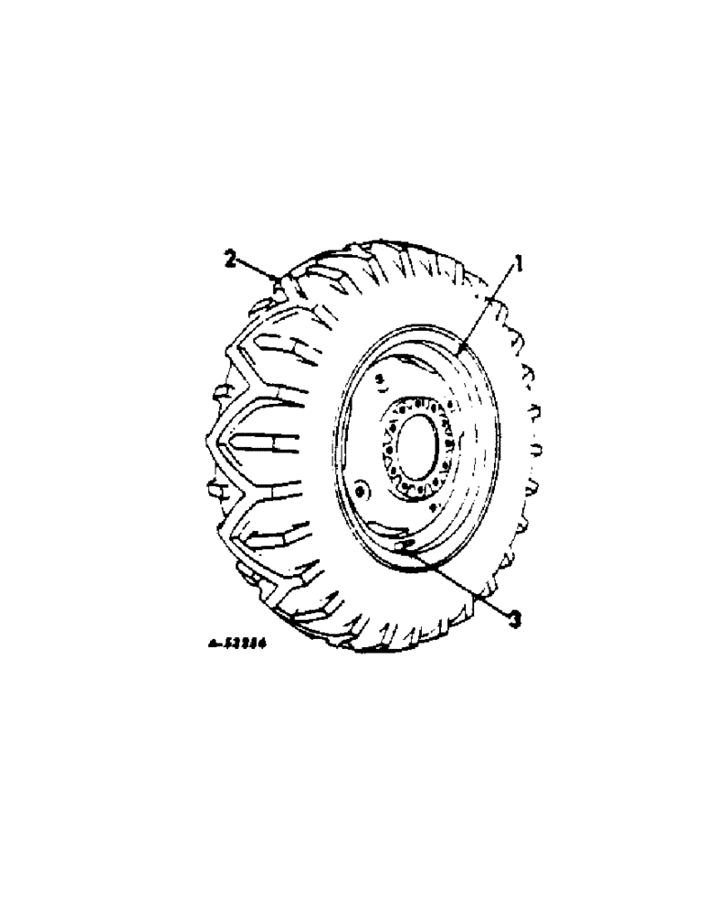 Схема запчастей Case IH 60 - (C-16[A]) - PNEUMATIC WHEEL 