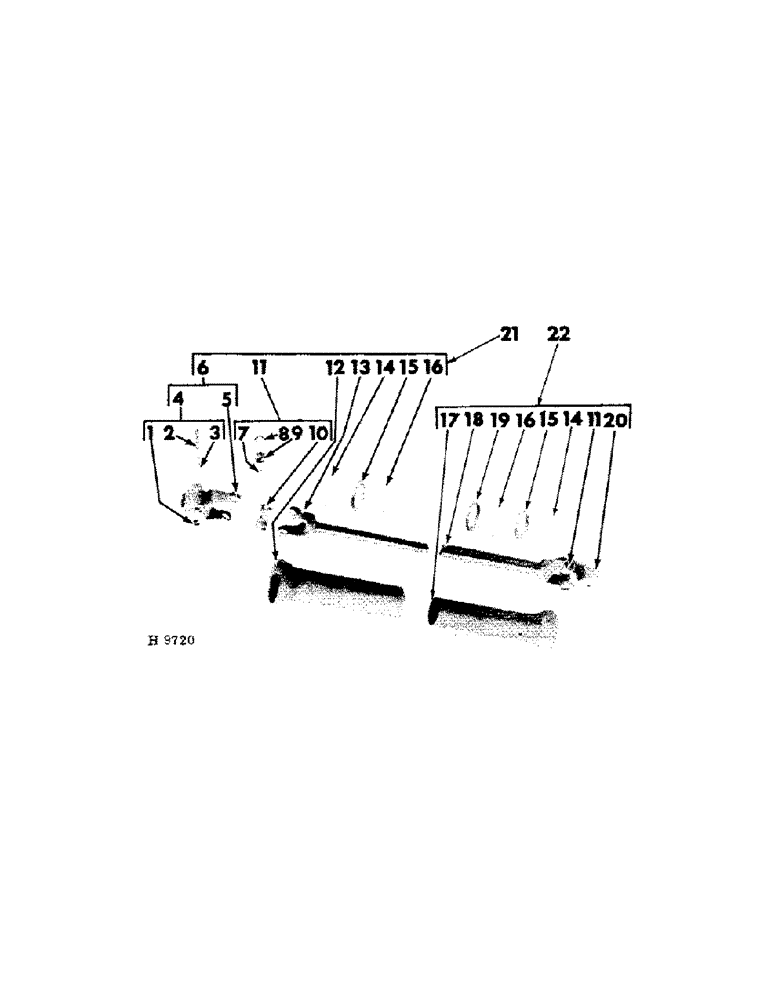 Схема запчастей Case IH 150 - (E-07[A]) - FRONT PTO UNIVERSAL (1000 RPM) (ROCKWELL-STANDARD) 