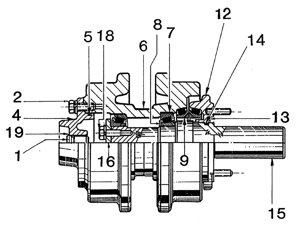 Схема запчастей Case IH 7700 - (A04[55A]) - TRACK IDLER ROLLER Mainframe & Functioning Components