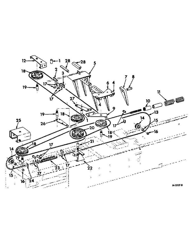 Схема запчастей Case IH 420 - (D-09) - FEEDER 