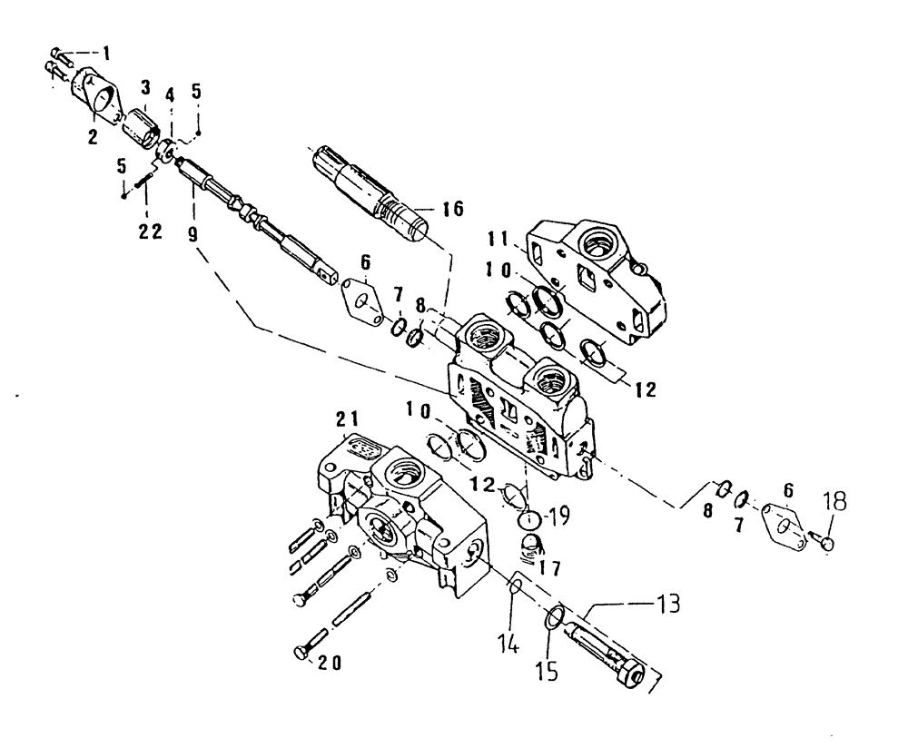 Схема запчастей Case IH 7700 - (B05[05]) - HYDRAULIC VALVE A35 [MANUAL] Hydraulic Components & Circuits