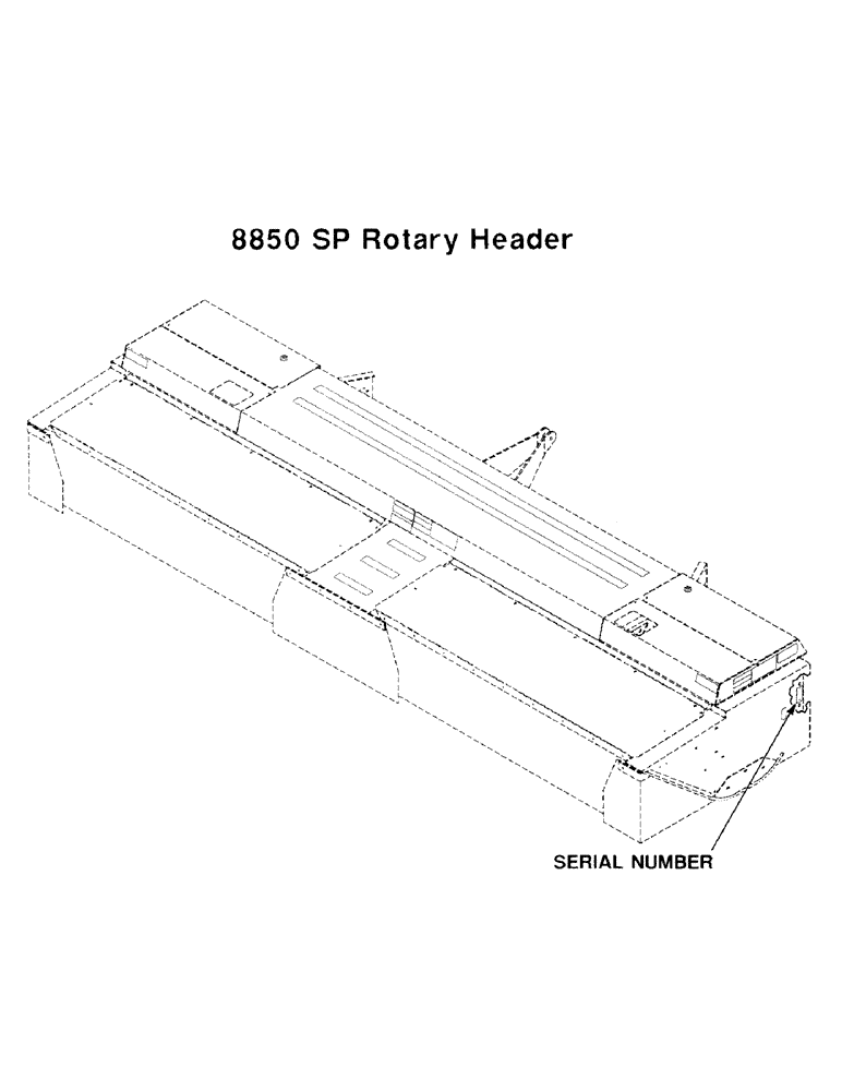 Схема запчастей Case IH 8850 - (1-02) - SERIAL NUMBER LOCATION (00) - GENERAL & PICTORIAL INDEX