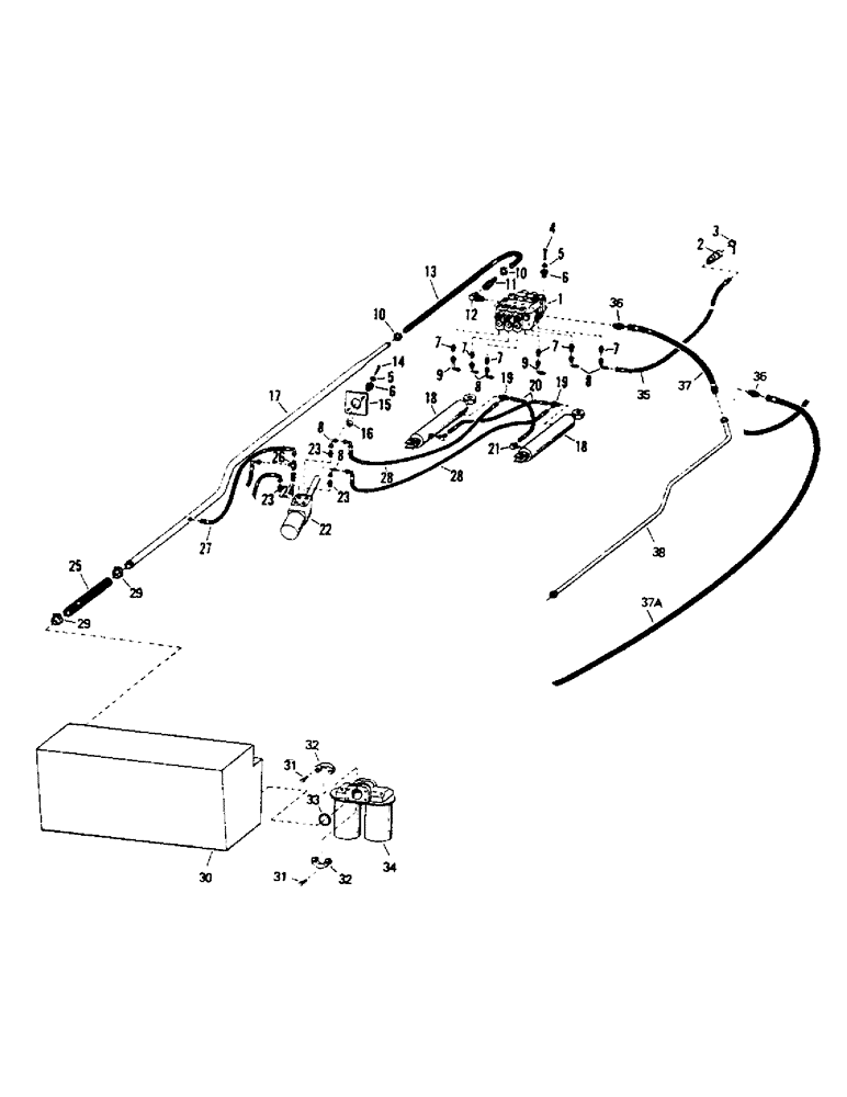 Схема запчастей Case IH STEIGER - (08-06) - HYDRAULIC SYSTEM, SERIES II (07) - HYDRAULICS