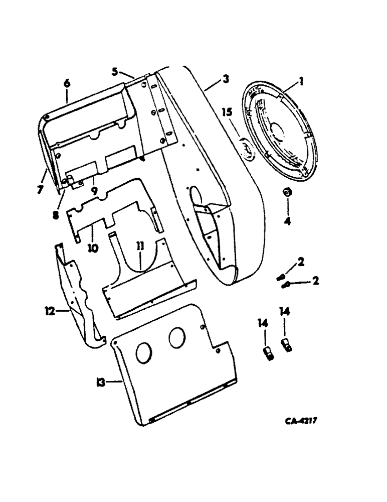 Схема запчастей Case IH DV4D - (L-06) - AIR SHROUDING 