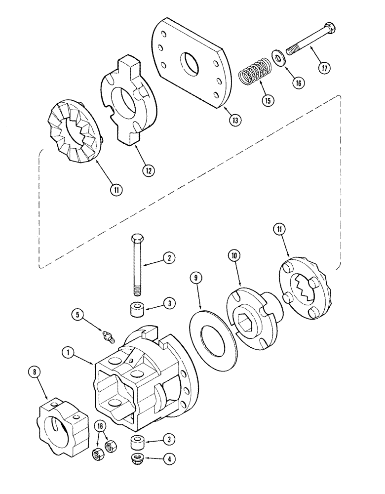 Схема запчастей Case IH 1043 - (09-21) - STALK ROLL DRIVE (09) - CHASSIS
