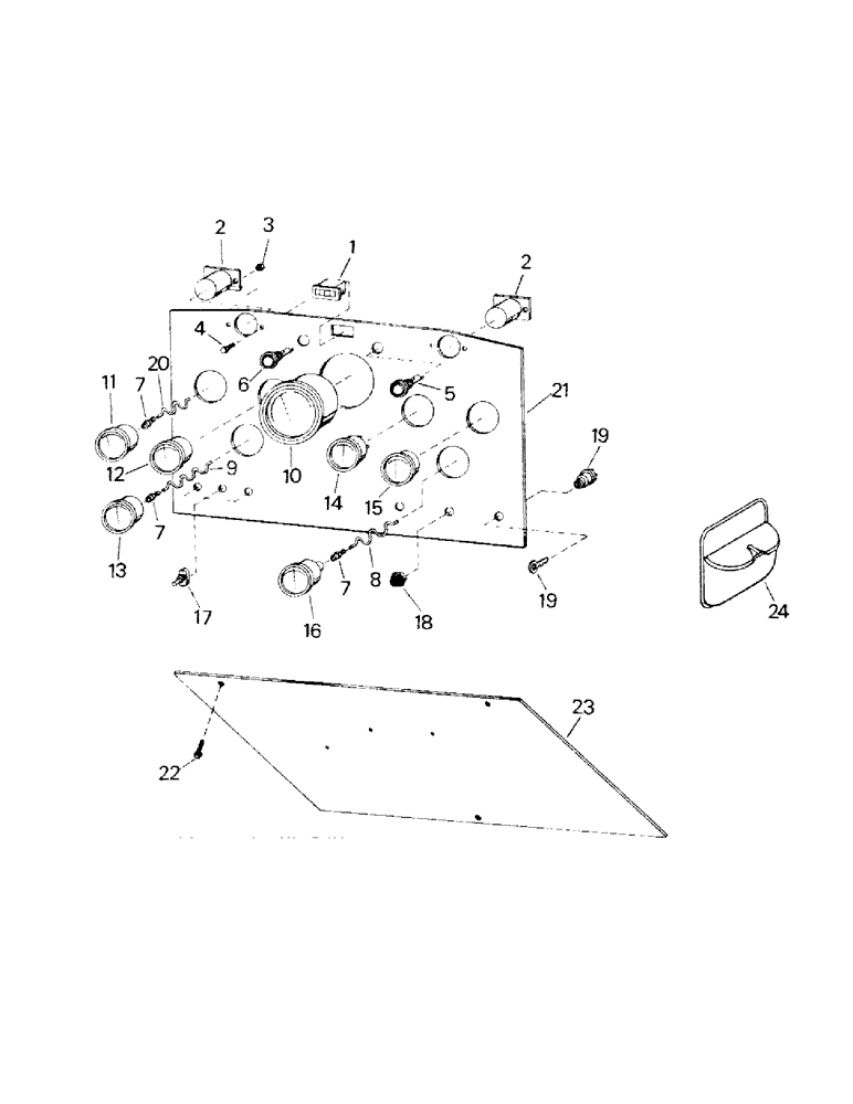 Схема запчастей Case IH ST210 - (01-08) - DASH GROUP (10) - CAB