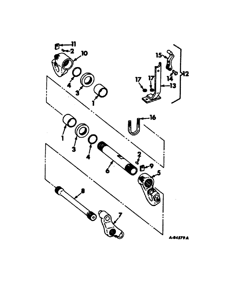 Схема запчастей Case IH 1256 - (F-16) - HYDRAULIC SYSTEM, DRAFT SENSING (07) - HYDRAULIC SYSTEM