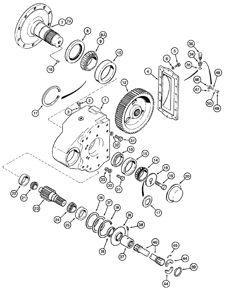 Схема запчастей Case IH 2388 - (06-28) - FINAL DRIVE ASSY (03) - POWER TRAIN