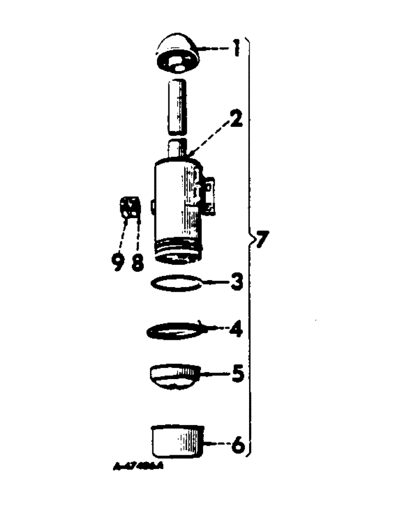 Схема запчастей Case IH 100 - (12-03) - POWER, AIR CLEANER AND CONNECTIONS, UNITED SPECIALTIES Power