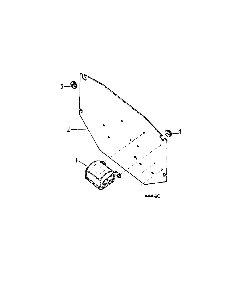 Схема запчастей Case IH 364 - (3-09) - ELECTRICAL, REGULATOR AND HEAT SHIELD (06) - ELECTRICAL SYSTEMS