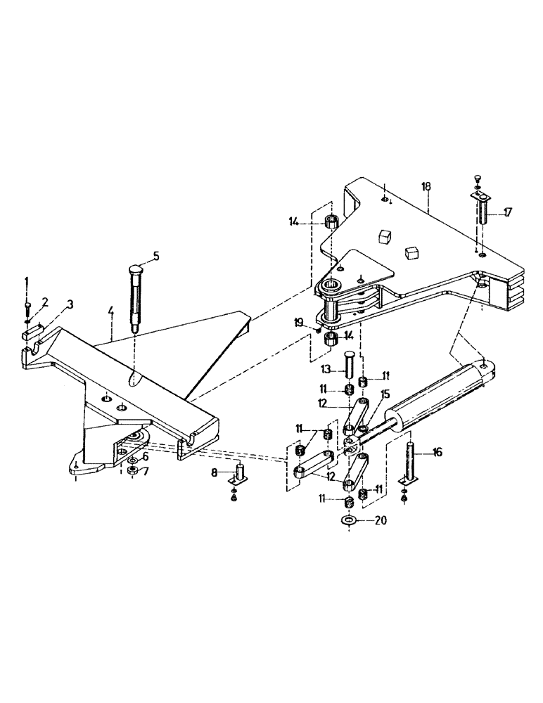 Схема запчастей Case IH 7700 - (A02-37) - MAINFRAME, ELEVATOR SLEW MECHANISM Mainframe & Functioning Components
