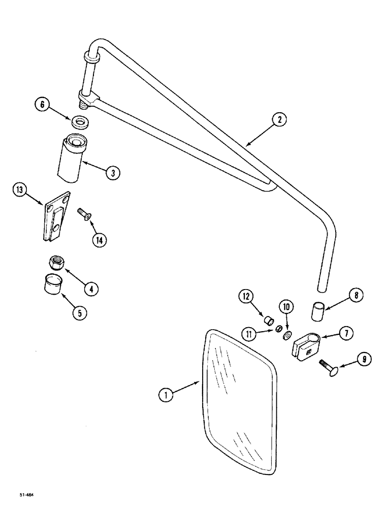 Схема запчастей Case IH 5150 - (9H-12) - MIRRORS, WIDE ANGLE, ’WILKE’ (09) - CHASSIS/ATTACHMENTS