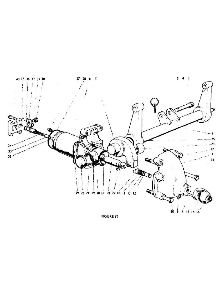 Схема запчастей Case IH 880F - (48) - RAMSHAFT AND RAM CYLINDER (07) - HYDRAULIC SYSTEM