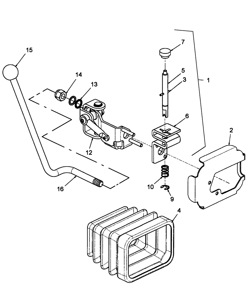 Схема запчастей Case IH DX24 - (07.08) - JOYSTICK CONTROLS (07) - HYDRAULIC SYSTEM