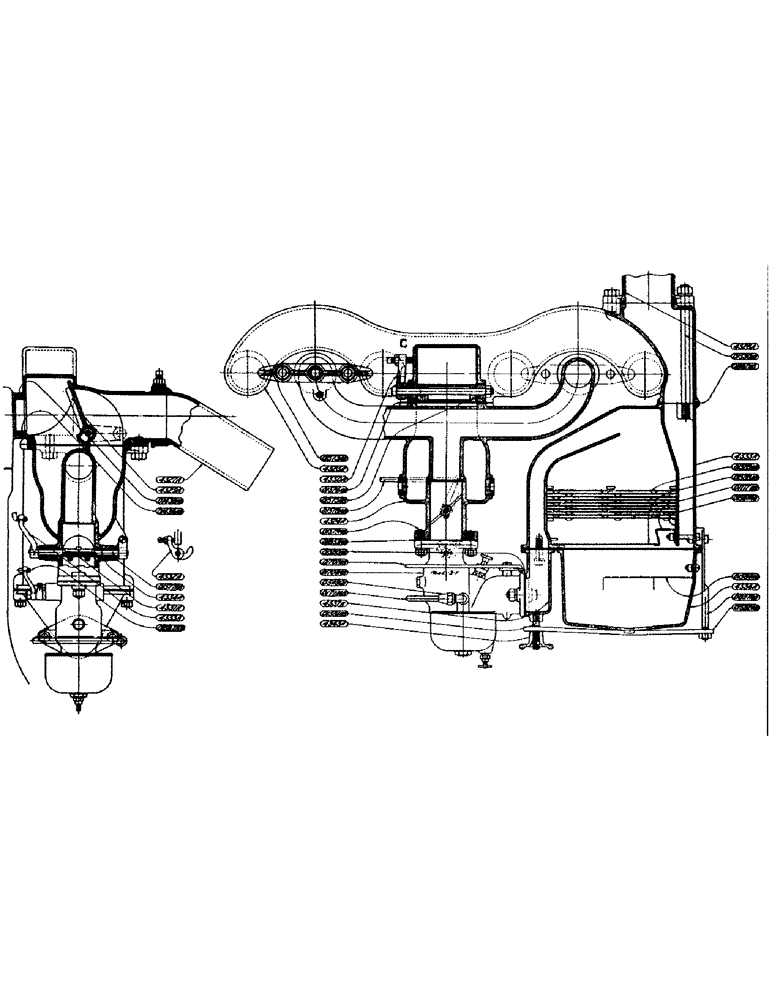 Схема запчастей Case IH LE - (20) - LOW COST FUEL MANIFOLD, KINGSTON CARBURETOR & AIR CLEANER ASSEMBLY, PRIOR TO ENGINE NUMBER LE301844 