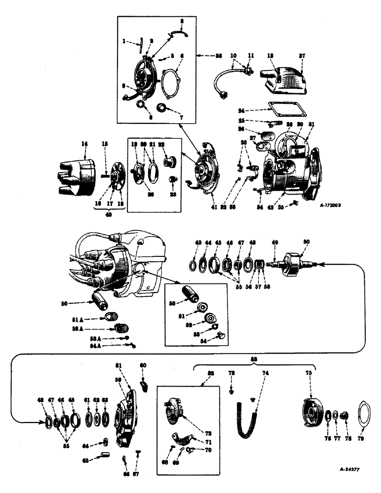 Схема запчастей Case IH SUPER C - (044) - ELECTRICAL SYSTEM, MAGNETO, INTERNATIONAL TYPE H-4, SPECIAL (06) - ELECTRICAL SYSTEMS