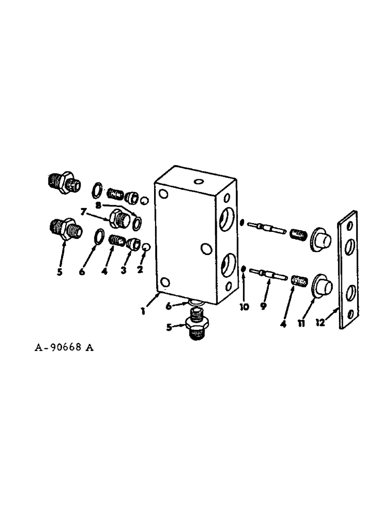 Схема запчастей Case IH 6788 - (10-44) - HYDRAULICS, HYDRAULIC SEAT VALVE (07) - HYDRAULICS