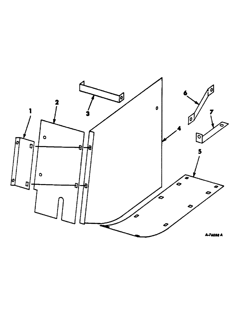 Схема запчастей Case IH 303 - (258) - FAN SHIELD ATTACHMENTS, FOR USE WITH FAN BOTTOM SHIELD (74) - CLEANING