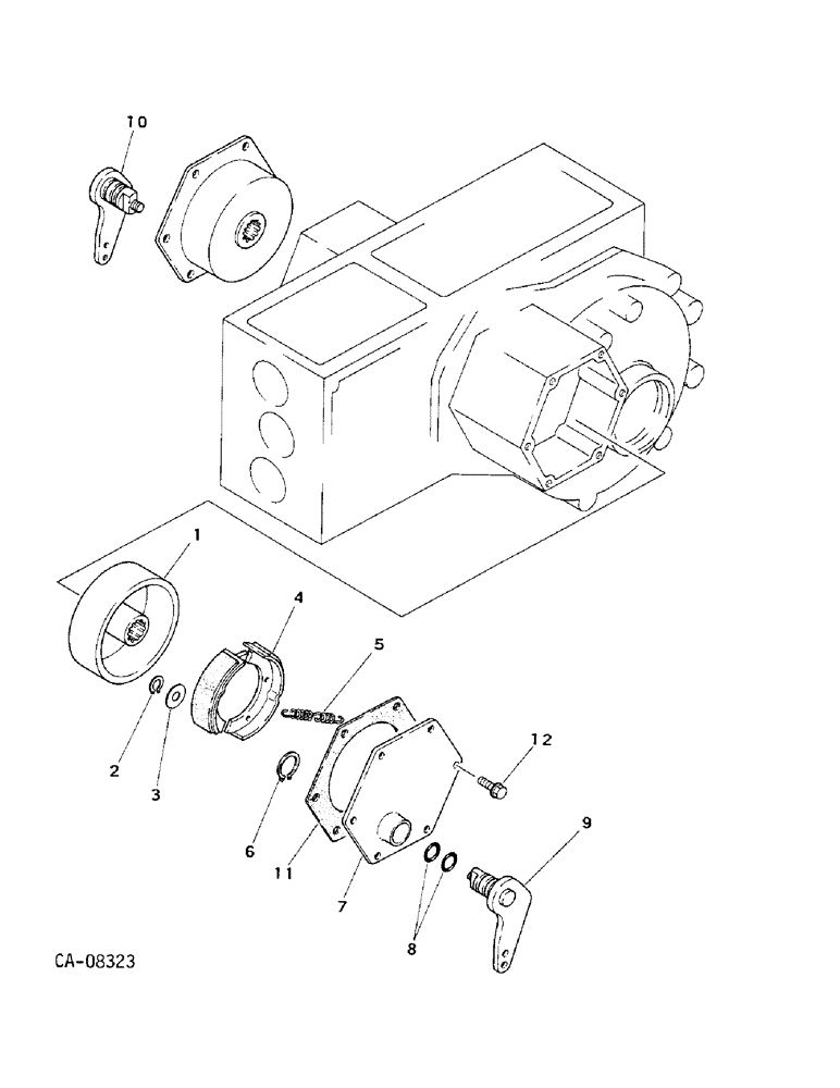 Схема запчастей Case IH 234 - (04-01) - BRAKES, MASTER BRAKES, 234 (5.1) - BRAKES