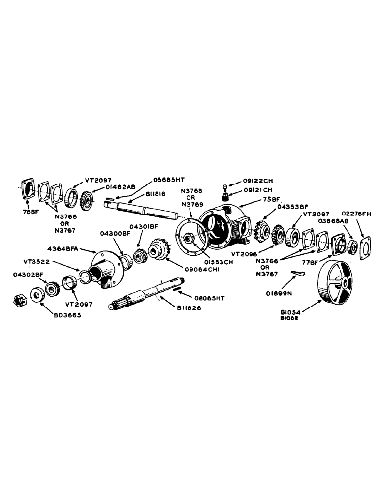 Схема запчастей Case IH 130 - (05) - GEAR BOX 