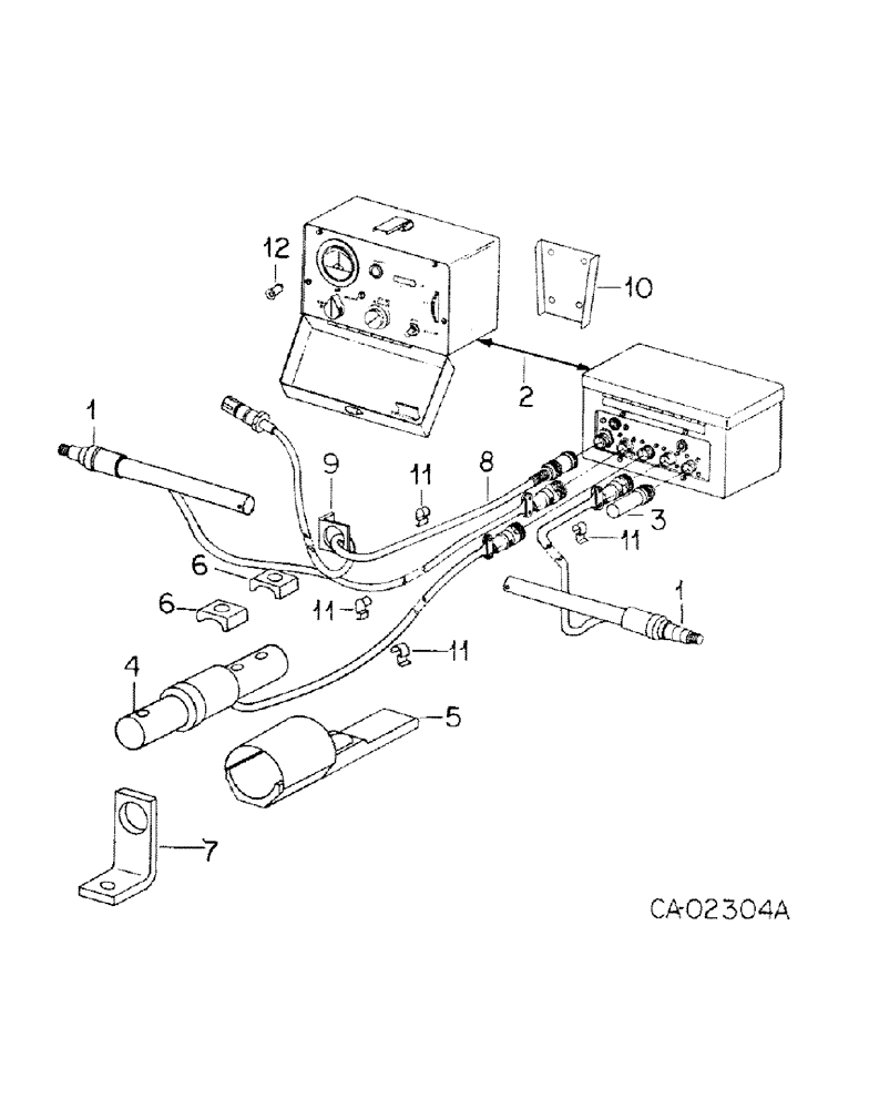 Схема запчастей Case IH 200 - (E-13) - RATION-RITE ELECTRONIC SCALE 
